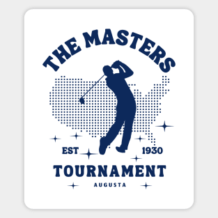 the masters tournament Celebrating Augusta National (Connects location with golfing greats) Magnet
